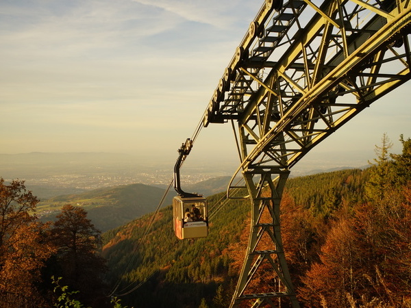 Aussicht auf dem Schauinslandgipfel � Werner Steiger