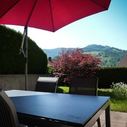 Freisitz mit Blick in die Landschaft - 