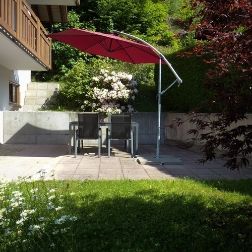 Der Freisitz befindet sich direkt vor der Ferienwohnung und wird ausschlie&szlig;lich von unseren G&auml;sten benutzt - 