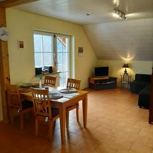 Das Wohnzimmer der Ferienwohnung Toscana - 